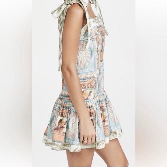 Agua Bendita Multicolor Printed Dress - Picture 3 of 16